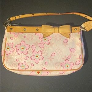 LOUIS VUITTON Murakami Cherry Pouchette Pink